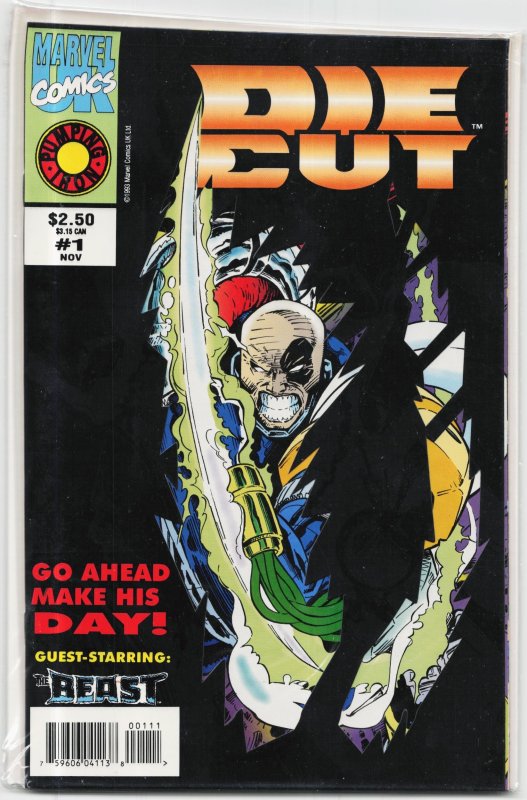 Die-Cut #1 (Image Comics, 1993), raw, ungraded comic book — front cover