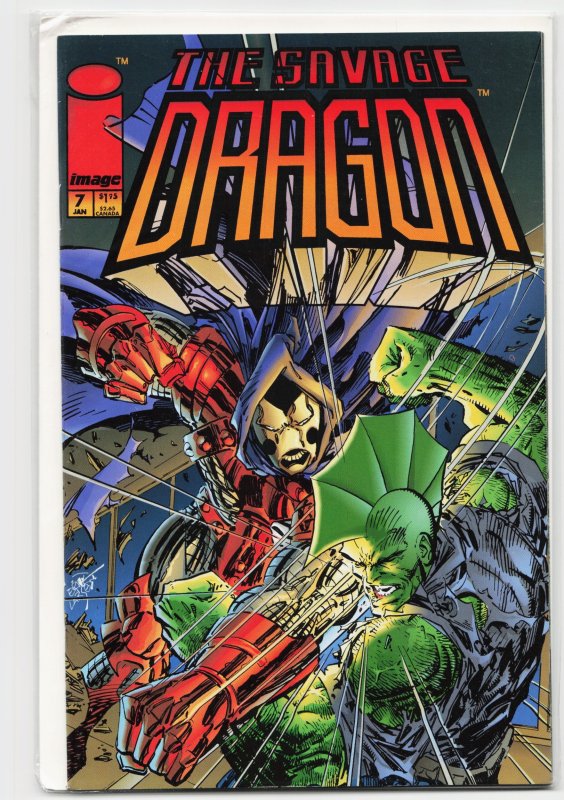 Savage Dragon #7 (Image Comics, 1994), raw, ungraded comic book — front cover