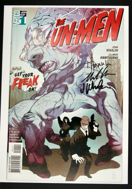 The Un-Men #1 (DC Comics, 2007), raw comic book in NM condition — front cover