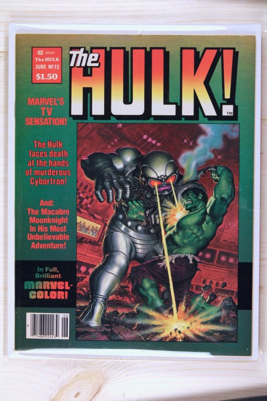 Hulk #15 (Marvel Comics, 2015), raw comic book in NM 9.4 condition — front cover