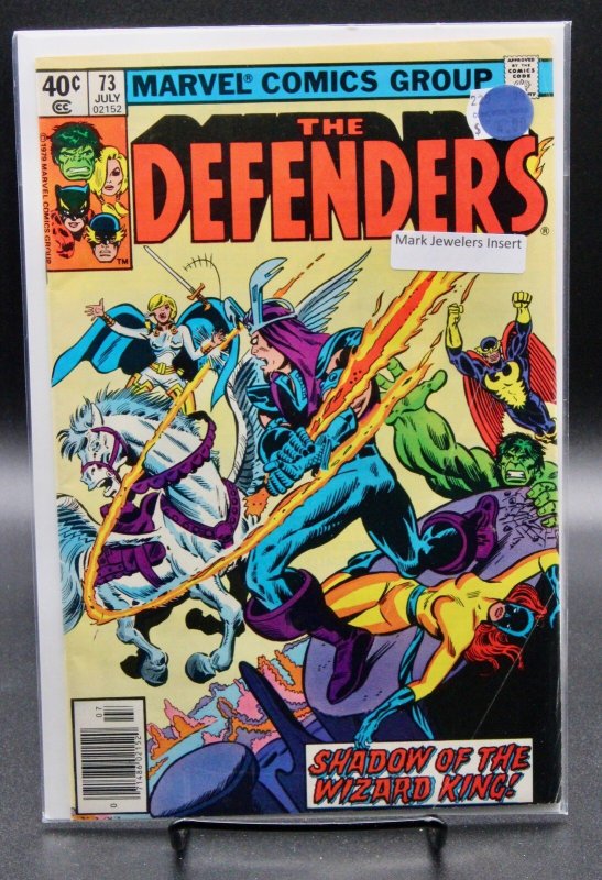 The Defenders #73 (Marvel Comics, 1979), raw comic book in VF condition — front cover
