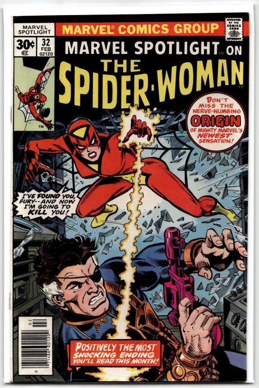 Marvel Spotlight #32 (Marvel Comics, 1977), raw, ungraded comic book — front cover