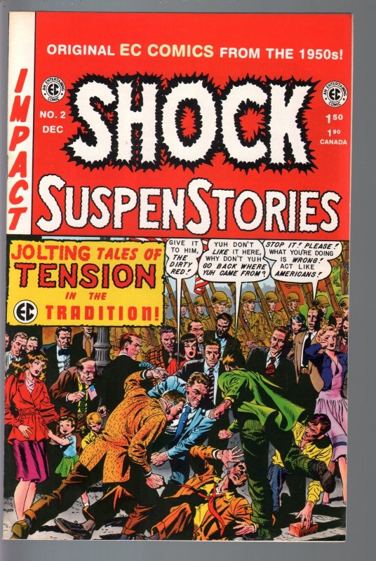Shock SuspenStories #2 (EC Comics, 1992), raw comic book in VF condition — front cover