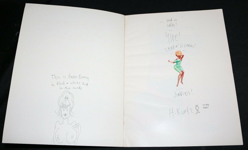Playboy's Little Annie Fanny with Sketch and Doodle Art by Harvey Kurtzman, raw, ungraded comic book — front cover