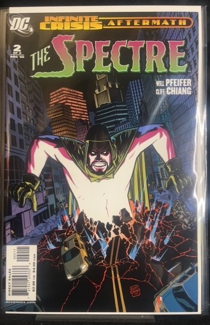 Infinite Crisis Aftermath: The Spectre #2 (DC Comics, 2006), raw, ungraded comic book — front cover