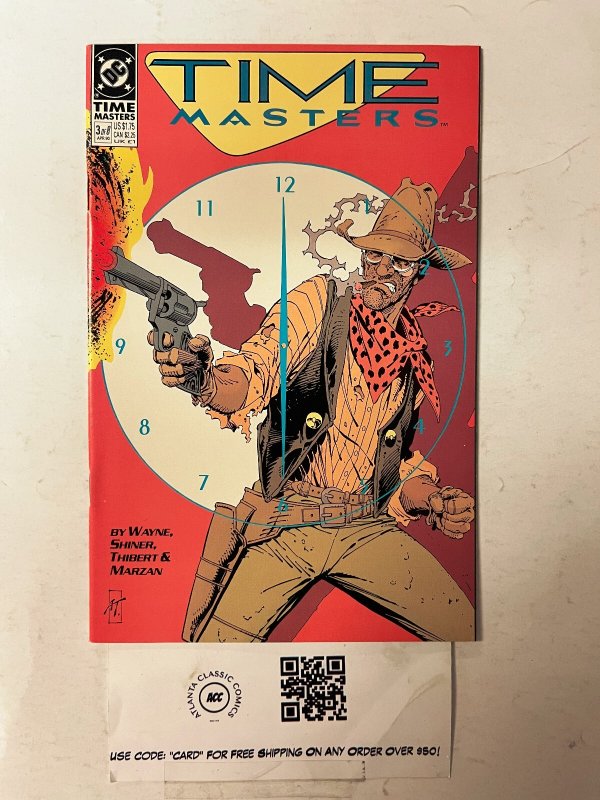 Time Masters #3 (DC Comics), raw comic book in NM condition — front cover