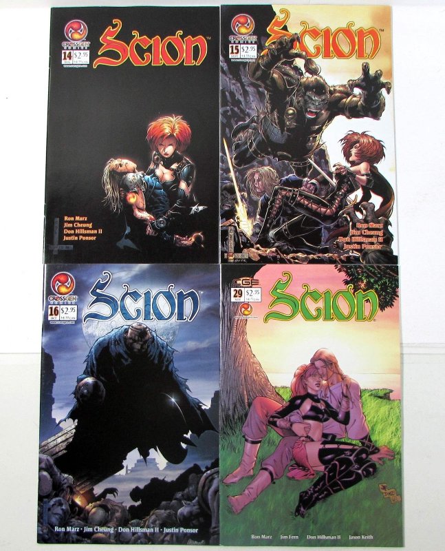 Scion Lot of 4 #14, 15, 16, 29 CrossGen (2001) 1st Print Comic Books (2001), raw, ungraded comic book — front cover