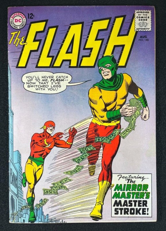 Flash #146 (DC Comics, 1959), raw comic book in FN 6.0 condition — front cover