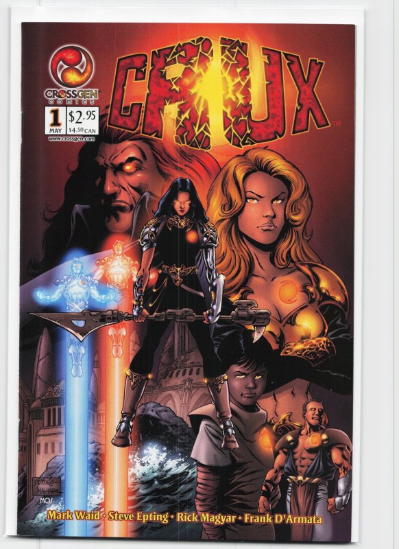 Crux #1 (2001), raw, ungraded comic book — front cover