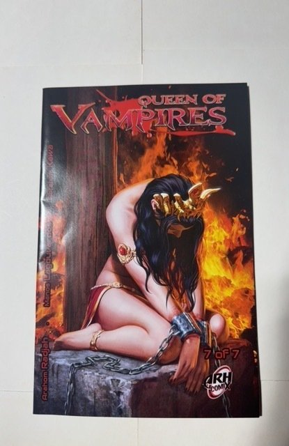 Queen of Vampires #7 (2016), raw comic book in NM condition — front cover