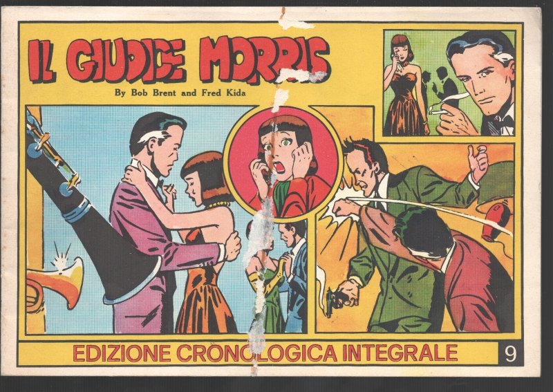 Il Giudice Morris #9 (1976), raw, ungraded comic book — front cover