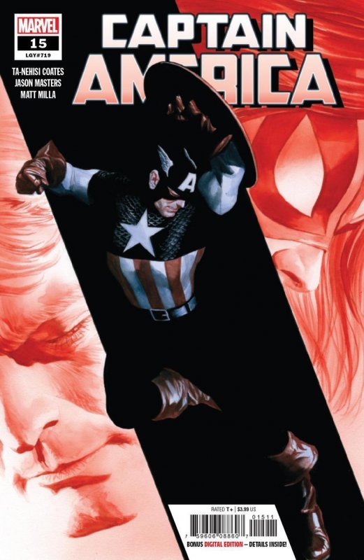 2019 Captain America #15 (Marvel Comics, 2019), raw comic book in NM condition — front cover
