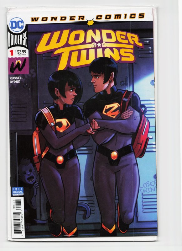 Wonder Twins #1 (DC Comics, 2019), raw, ungraded comic book — front cover
