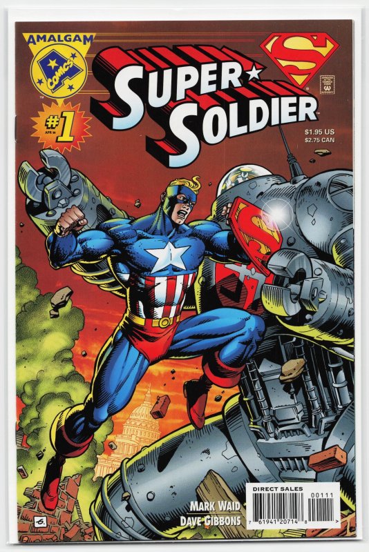 Super Soldier (1996) Super Soldier (1996), raw, ungraded comic book — front cover
