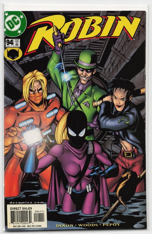 Robin #94 (DC Comics, 2001), raw, ungraded comic book — front cover