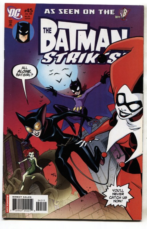 Batman Strikes #45 (DC Comics, 2008), raw comic book in VF/NM condition — front cover
