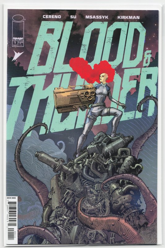 Blood & Thunder #1 (2025), raw, ungraded comic book — front cover
