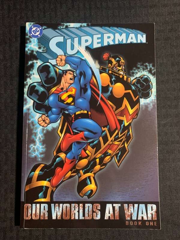 2002 Superman OUR Worlds AT WAR Book One SC VF 8.0 1st DC Comics (DC Comics, 2002), raw comic book in VF 8.0 condition — front cover