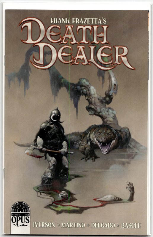 Frank Frazetta's Death Dealer #3 (Image Comics, 2022), raw, ungraded comic book — front cover