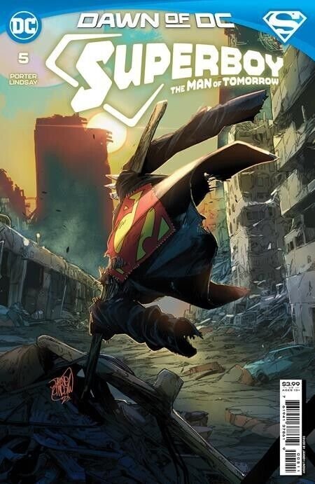 Superboy the Man of Tomorrow #5 (DC Comics, 2023), raw, ungraded comic book — front cover