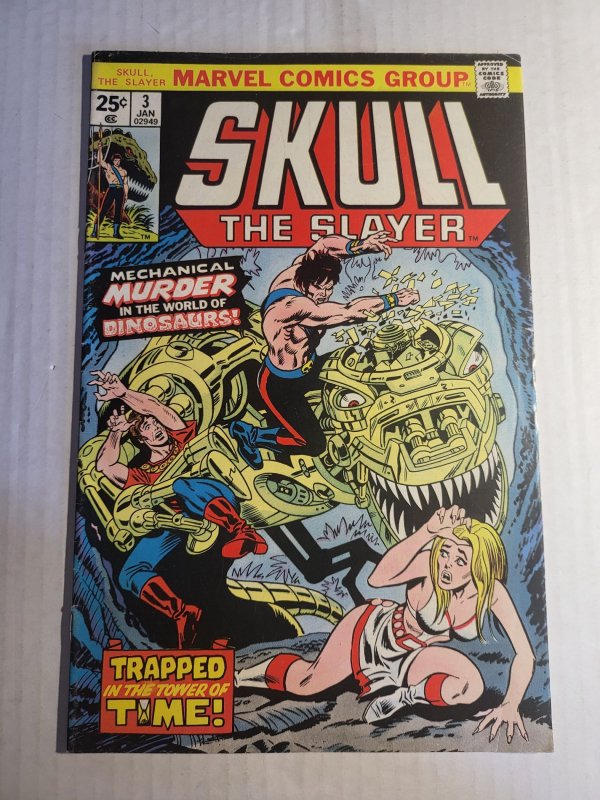 Skull the Slayer #3 (Marvel Comics, 1976), raw, ungraded comic book — front cover