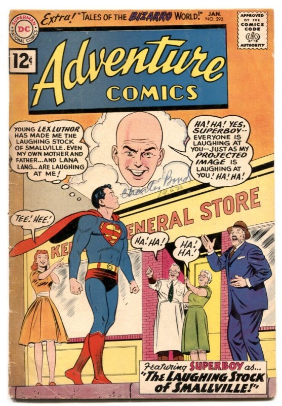 Adventure #292 (DC Comics), raw comic book in VG condition — front cover