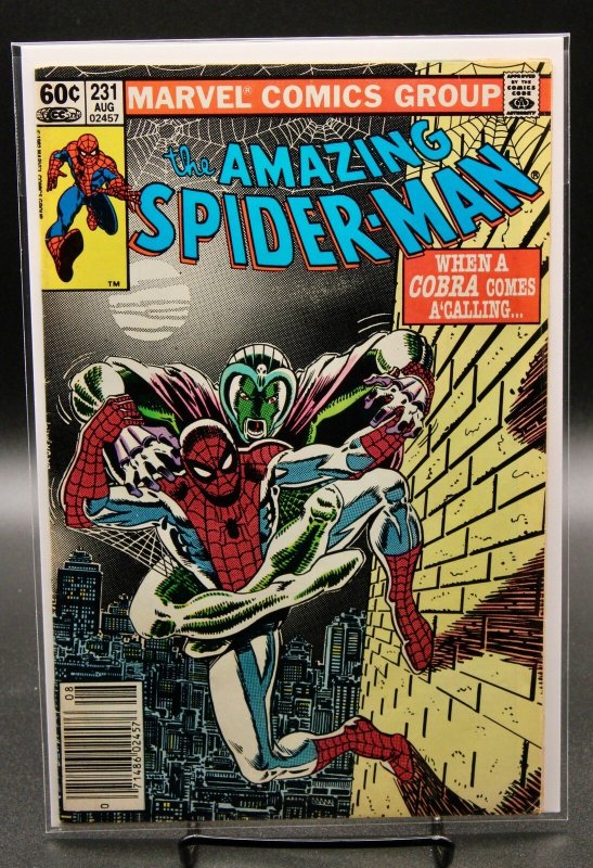 The Amazing Spider-Man #231 (Marvel Comics, 1982), raw, ungraded comic book — front cover