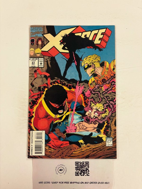 X-Force #27 (1993), raw comic book in NM condition — front cover