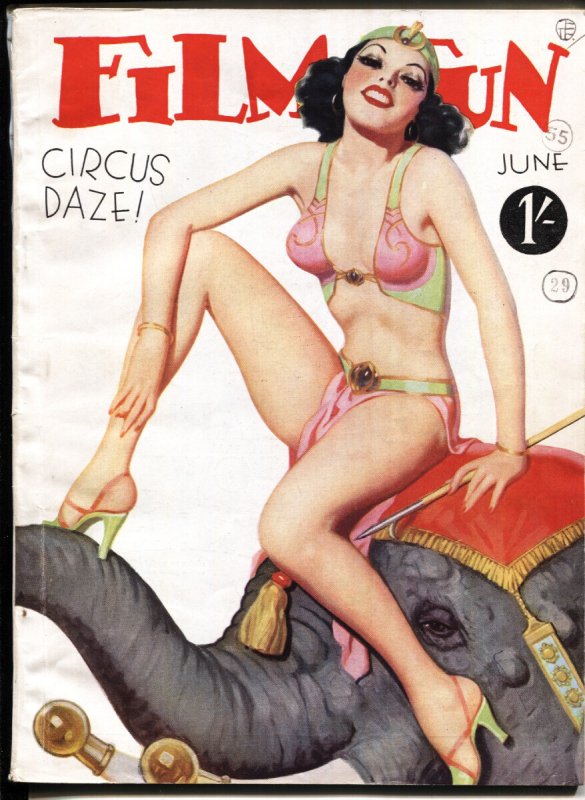 MAG: Film FUN June 1935-Enoch Bolles--Spicy GLAMOUR-PIN-UPS-British Variant-m... (1935), raw, ungraded comic book — front cover