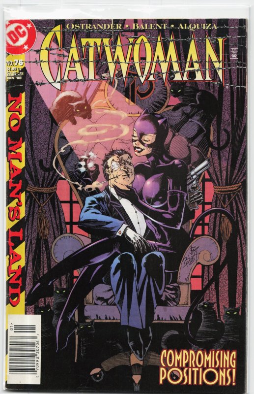 Catwoman #76 (DC Comics, 2000), raw, ungraded comic book — front cover