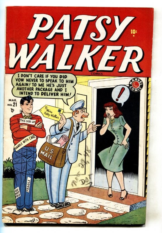 Patsy Walker #21-1949- Wertham Rebuttal- Kurtzman-Timely-comic Book (Timely Comics), raw, ungraded comic book — front cover