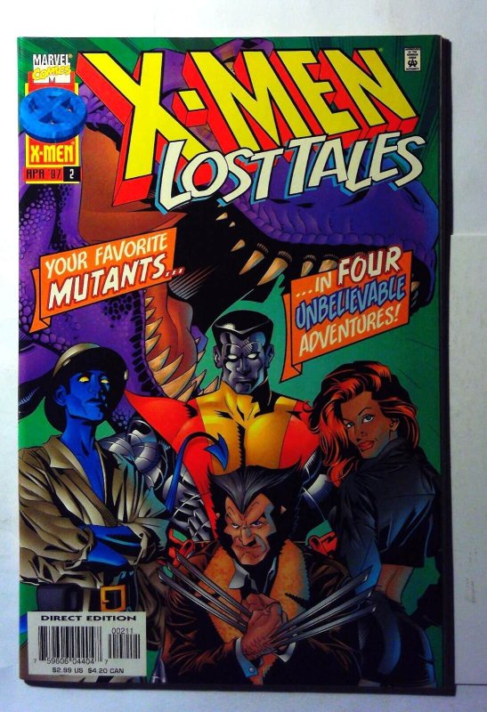 X-Men Lost Tales #2 (Marvel Comics, 1997), raw, ungraded comic book — front cover