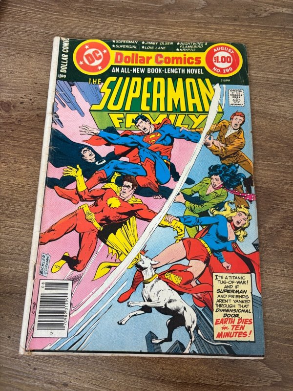 The Superman Family #190 (DC Comics), raw comic book in FN condition — front cover