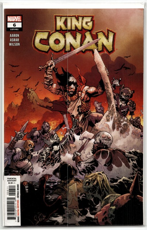 King Conan #6 (Marvel Comics, 2022), raw, ungraded comic book — front cover
