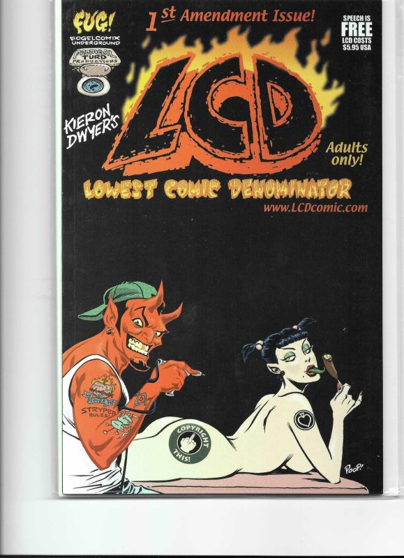LCD #1 (2000), raw, ungraded comic book — front cover