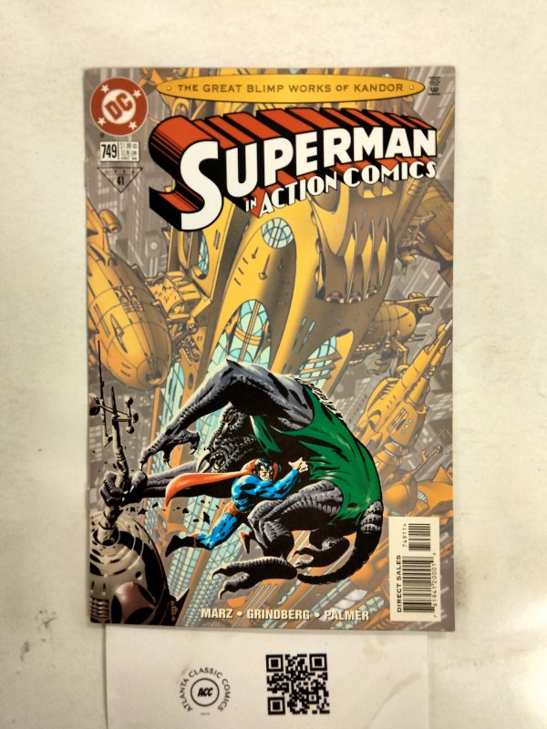 Action Comics #749N (DC Comics), raw, ungraded comic book — front cover