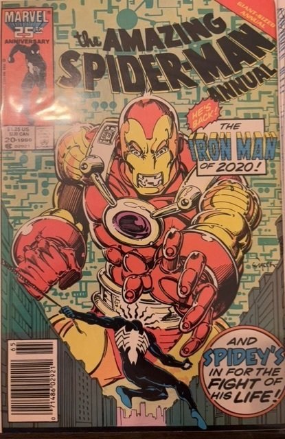 The Amazing Spider-Man Annual #20 (Marvel Comics, 1986), raw, ungraded comic book — front cover