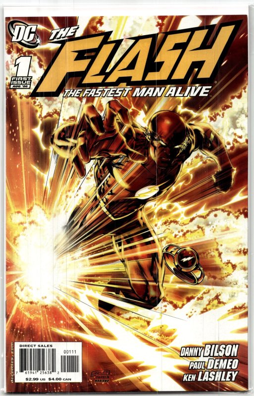 The Flash: The Fastest Man Alive #1 (2006), raw, ungraded comic book — front cover