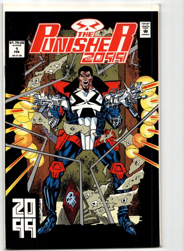 Punisher 2099 #1 (Marvel Comics, 1993), raw, ungraded comic book — front cover
