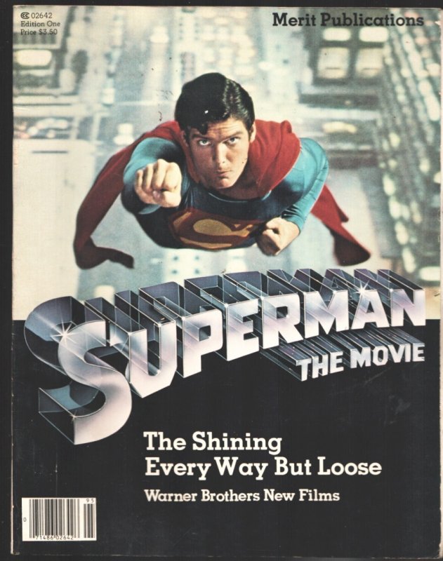 Superman the Movie #1 (1978), raw, ungraded comic book — front cover