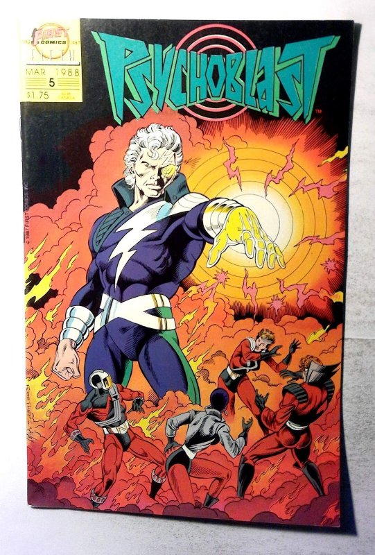 Psychoblast #5 (1988), raw, ungraded comic book — front cover