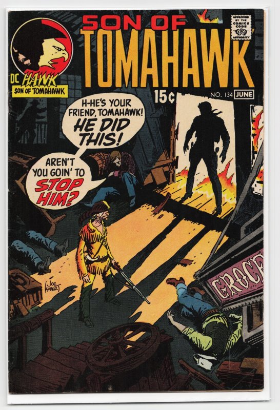 Tomahawk #134 (DC Comics, 1971), raw, ungraded comic book — front cover