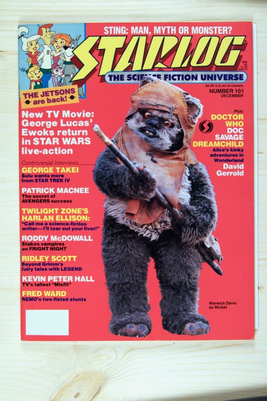 Starlog #101 (1985), raw, ungraded comic book — front cover
