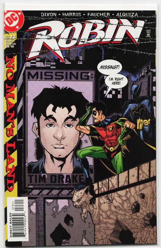 Robin #73 (DC Comics, 2000), raw, ungraded comic book — front cover