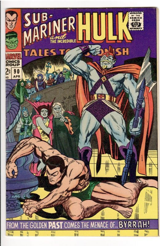 Tales to Astonish #90 (Marvel Comics, 1967), raw comic book in 6.5 condition — front cover