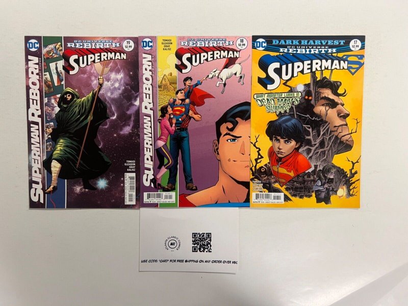 3 Superman DC Comic Books #17, raw, ungraded comic book — front cover