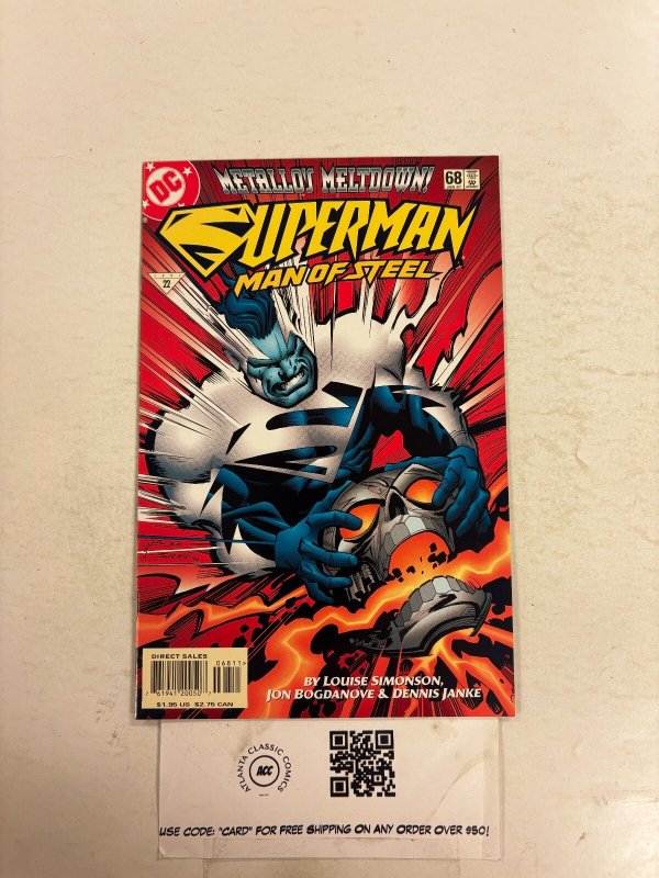 Superman the Man of Steel #68 (DC Comics), raw comic book in NM condition — front cover