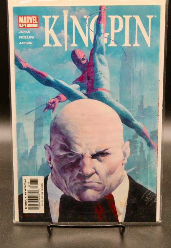 Kingpin #1 (Marvel Comics, 2003), raw, ungraded comic book — front cover