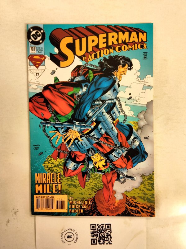 Action Comics #708 (DC Comics), raw comic book in NM condition — front cover