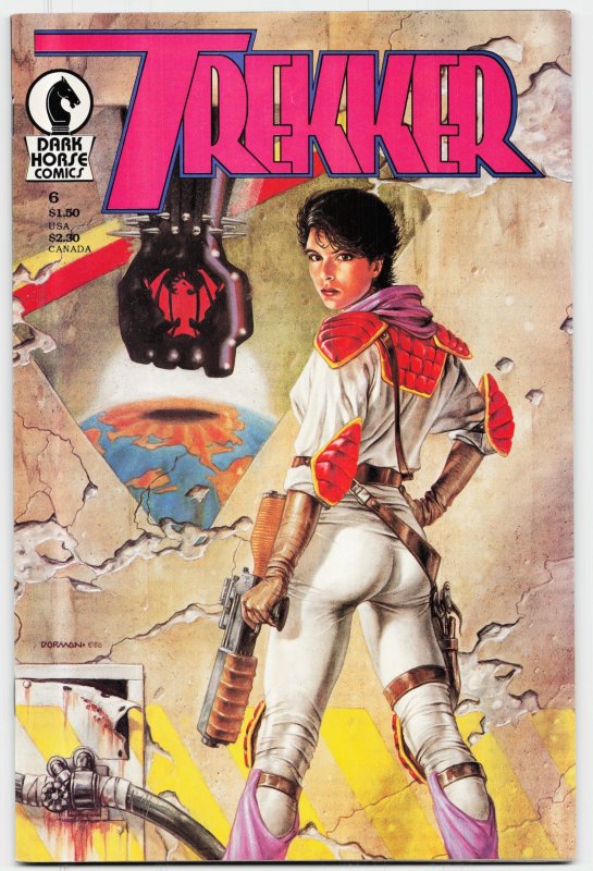Trekker #6 (1988), raw, ungraded comic book — front cover
